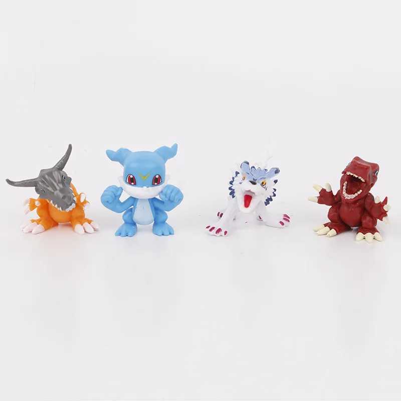 Action Toy Figures anime Digital Monster Action Figures Agumon Greymon Digimon Evolution Digital Evolution Pvc Model Dolls T240506