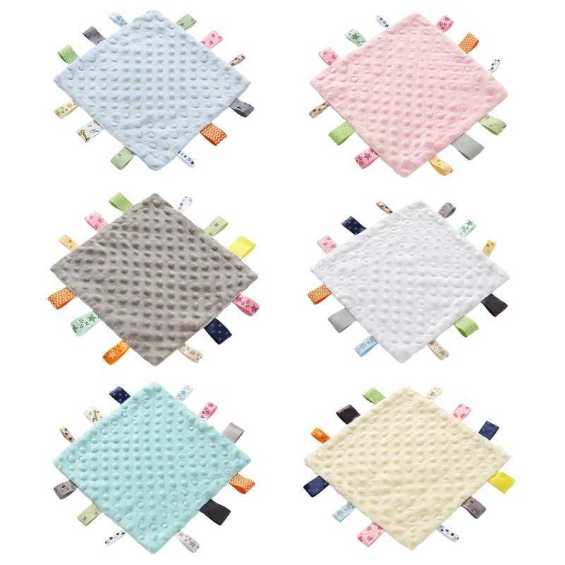 Handelsrockar Baby Bebyggande Handduk Mjuka Soother Teether -spädbarn Comfort Sleeping Nursing Filt