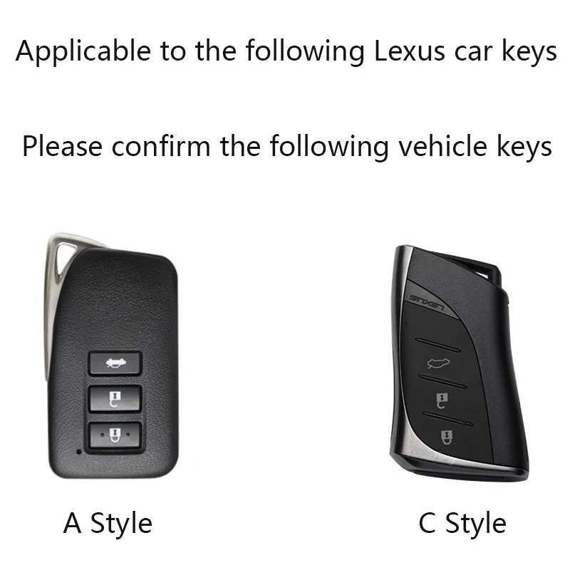 Clé de voiture TPU TPU CLACE COIRE COVER Shell Couvre FOB pour Lexus NX ES UX US LX GX IS RC RX 200 250H 350H LS 450H 260H 300H ACCESSOIRES DE KEYCASE UX200 T240509