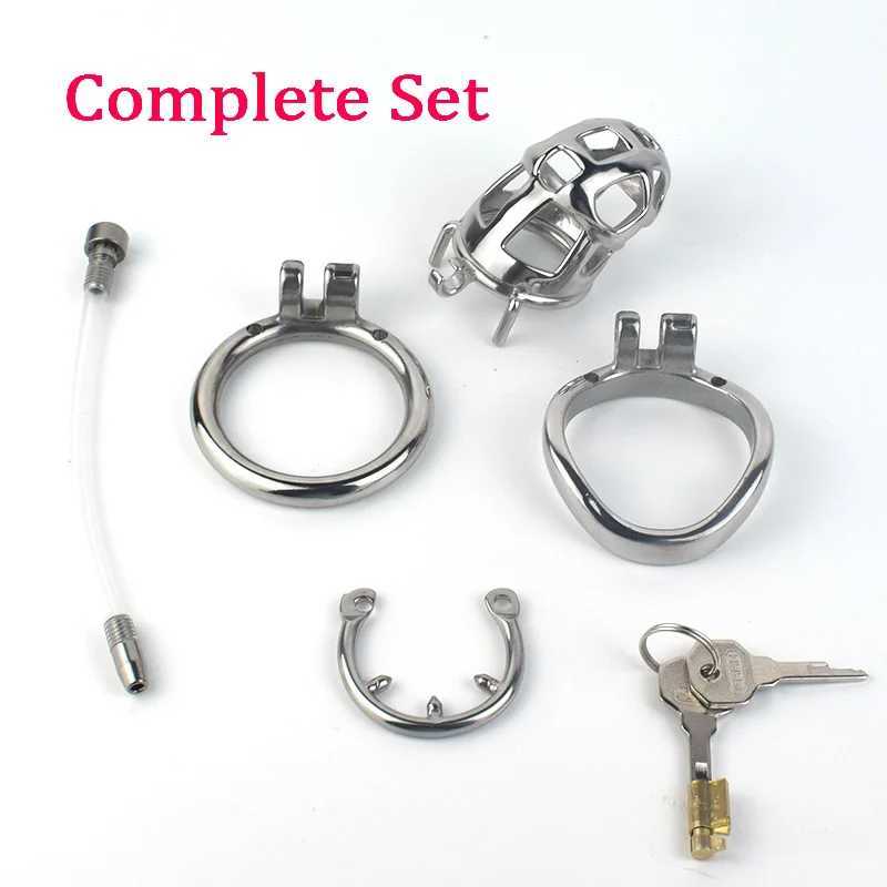 Other Health Beauty Items NUUN Mens Chastity Cage Allen Lock with Built In Key Sissy Penis Ring Adult Intimate BDSM Upright Refusal 18 Store Q240508