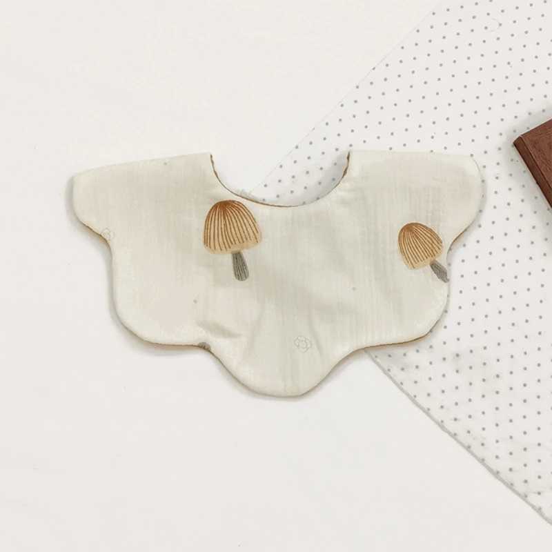 Asciugamani abiti bavaghi di garza di cotone neonati morbidi lati a doppio lati usa tessuti brandana sciarpa bambini da ragazzo che alimentano asciugamano di saliva