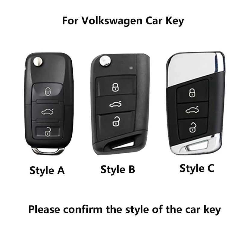 Chave do carro TPU CHEGO CASE CASE CASA PARA VW VOLKSWAGEN GOLF 7 Polo passat mk2 besouro caddy tiguan para skoda kodiaq Octavia assento Ateca leon t240509