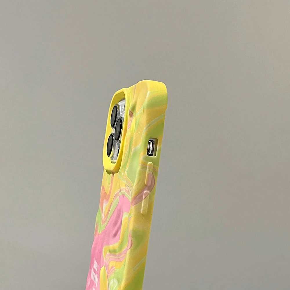 Cas de téléphones portables Aquater Gradient 3D RUNDINES MOTEMENT Étui de téléphone pour iPhone 15 11 12 13 14 Pro Max Fashion Candy Silicone Soft Shockproof Hover J240509