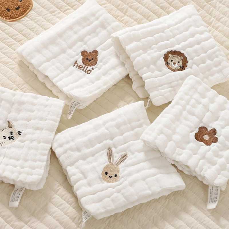 Handdoeken gewaden zachte mousseline-towel voor baby multi-use facecloth huidvriendelijke peuter zakdoek dropshipping