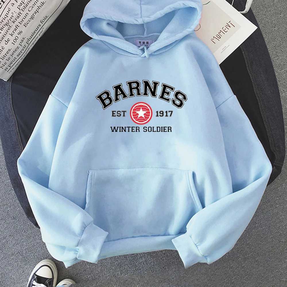 Kadın Hoodies Sweatshirts Harajuku Barnes 1917 Baskılı Hoodie Kadın Sweatshirt Serin TV Şovu Erkek Crewneck Sweatshirt Sudaderas Hoodie Casual Zipperl2405