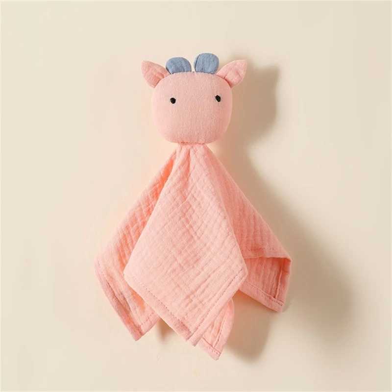 Serviettes robes coton coton sorme endorm animal jouet toit apaiser apaiser la serviette de serviettes couverture de sécurité pour les tout-petits