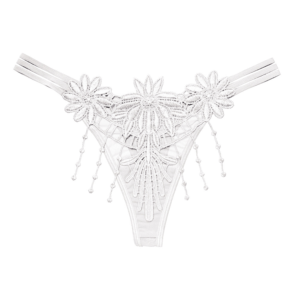 Donna mutandine sexy design floreale trasparente comodo nodo farfalla femmina femmini