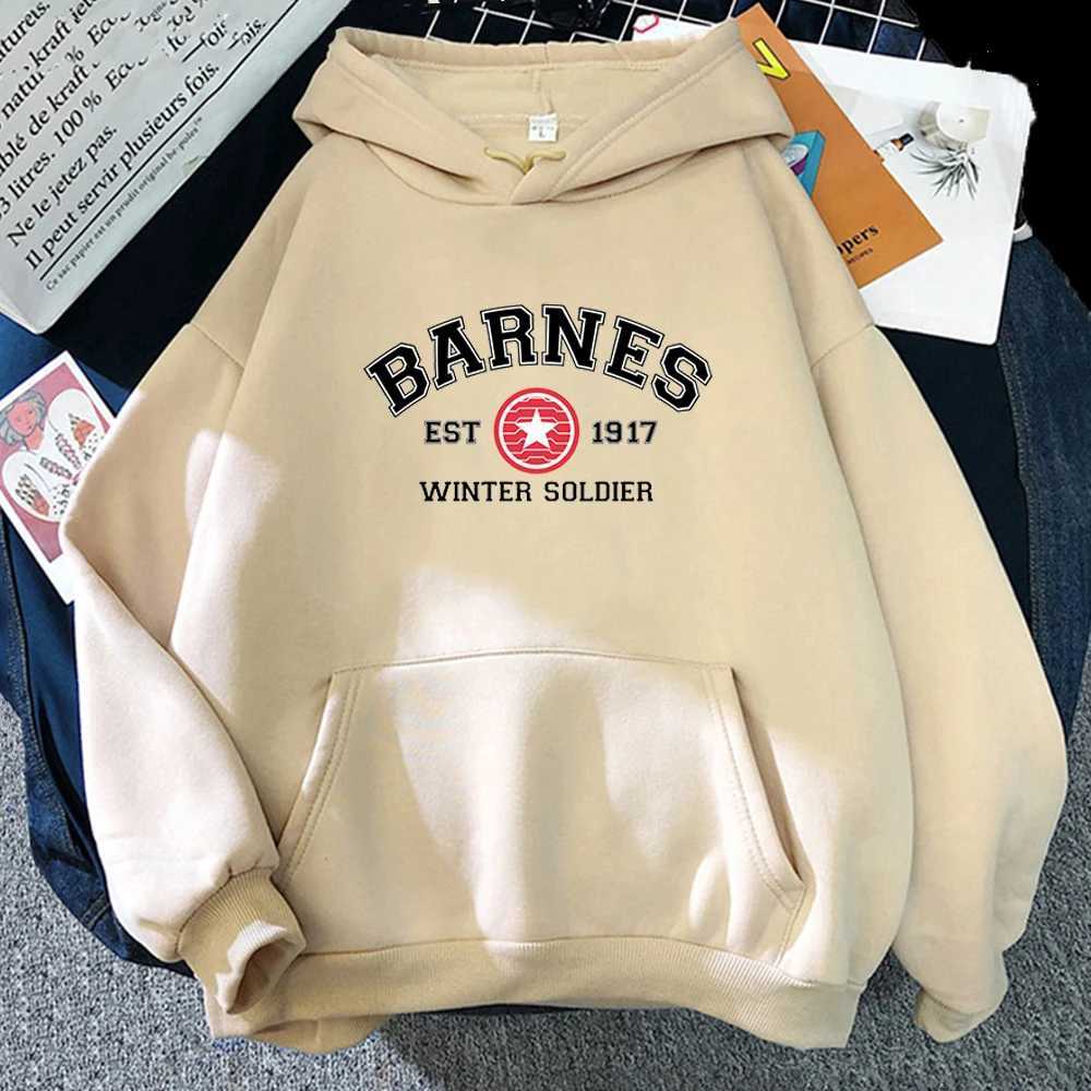 Kadın Hoodies Sweatshirts Harajuku Barnes 1917 Baskılı Hoodie Kadın Sweatshirt Serin TV Şovu Erkek Crewneck Sweatshirt Sudaderas Hoodie Casual Zipperl2405