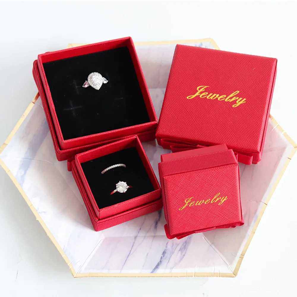 Juwelierschachteln Bogenknot Schmuck Organizer Box für Hochzeit Engagement Ohrringe Armband Ring Halskette Aufbewahrungspapierverpackung Box Großhandel Großhandel