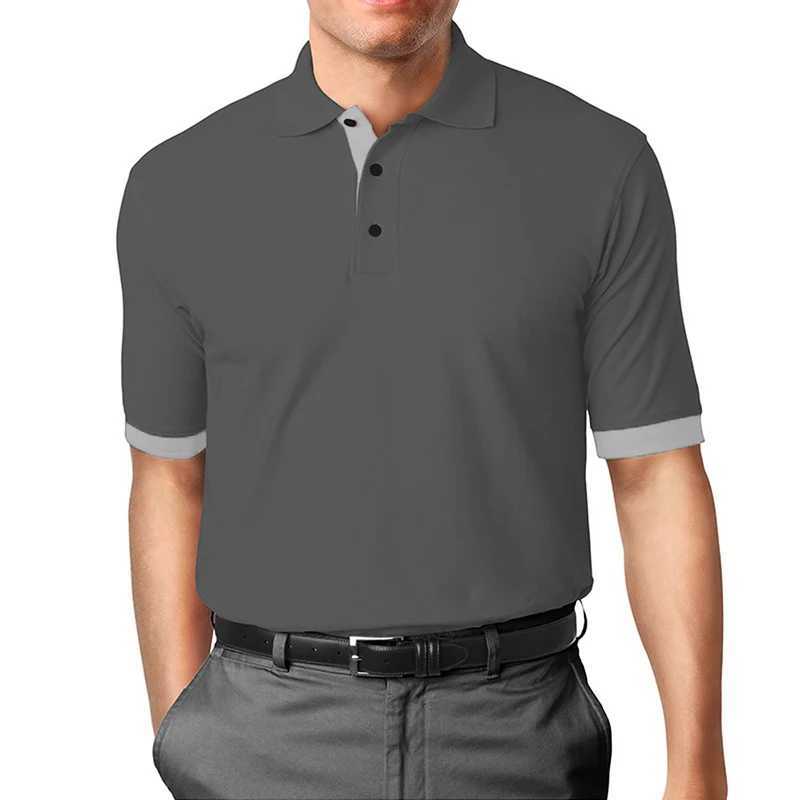 Chemises habillées pour hommes Spring Summer Tendance Fashion Fashion Clans Business Casual Polo Casual Polo.D240427