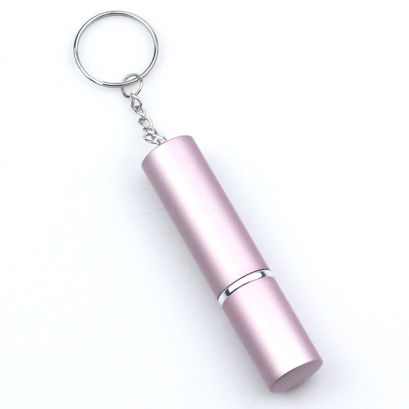 Keychains Accesorios de diseñadores de mujer Clave Mini Perfume Dispenser Pequeño esencia Keychains portátiles con la cadena de tecla de pulverización