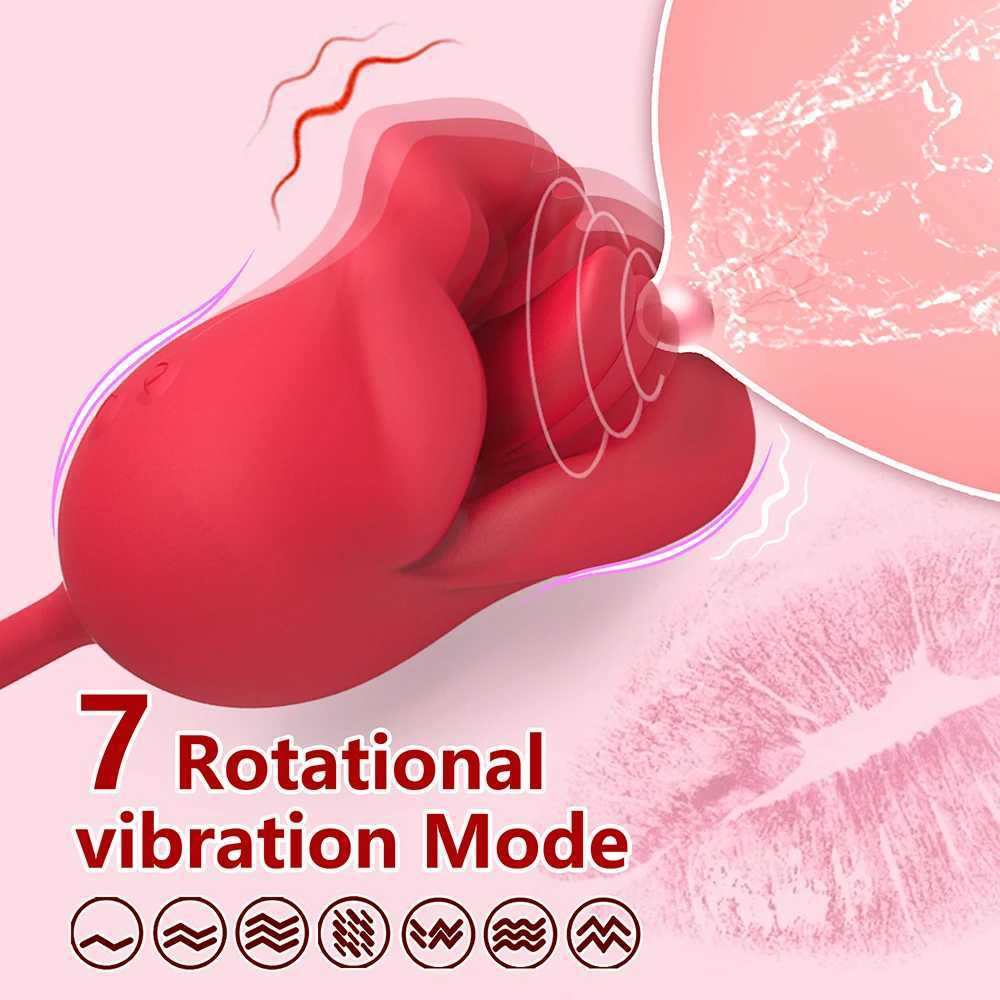 Другое здоровье предметы красоты Вибратор для женщин влагалище киска G Spot Spot Scire Sucker Oral Sex Longuge Licking Clitoris стимуляция TESIC для женщин Y240503