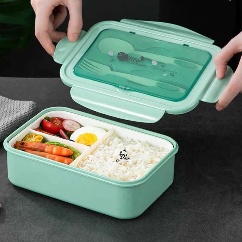 Lunchboxen zakken magnetron oven speciale plastic lunchbox lunchbox lunchbox verwarming