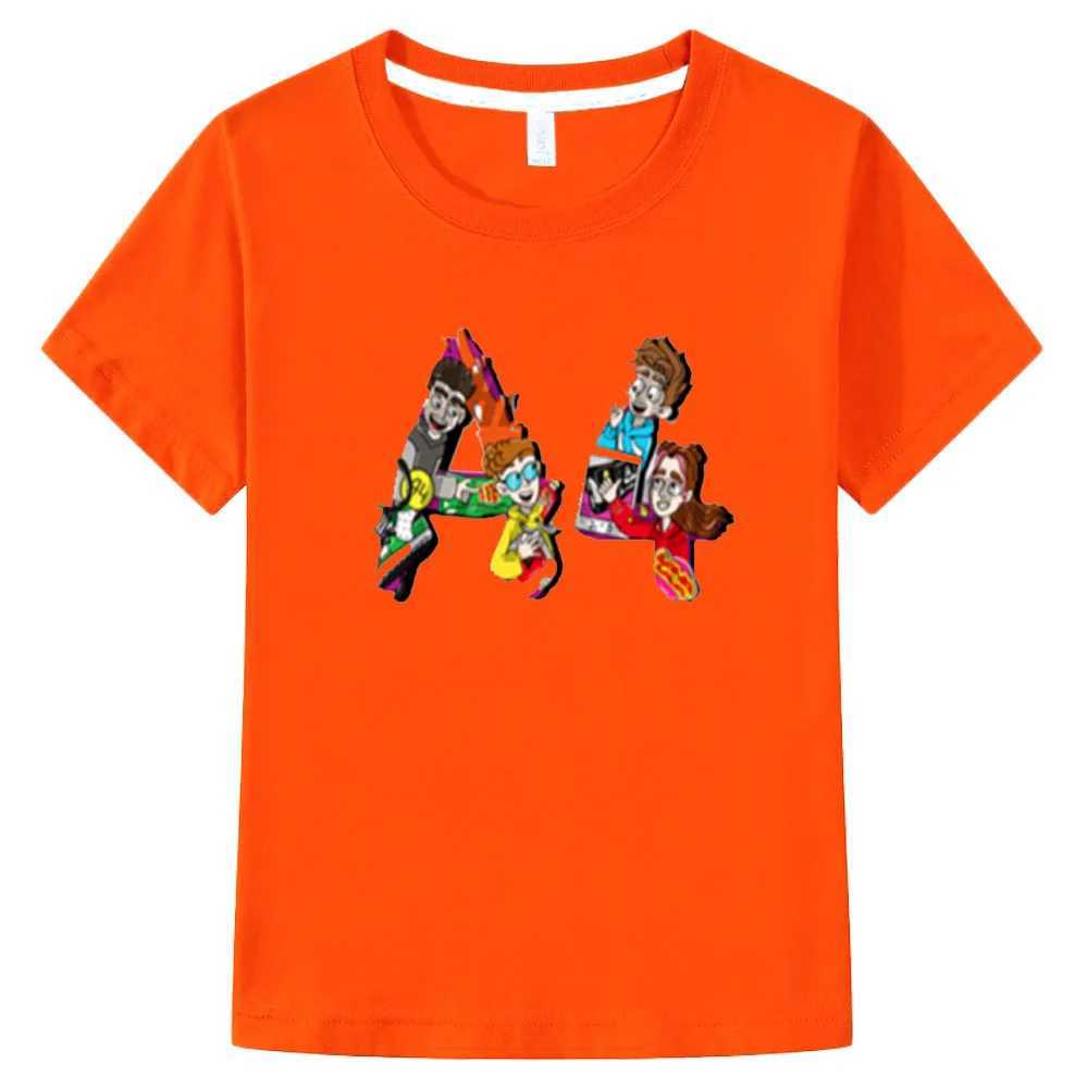 T-shirts Team Merch A4 New Lamba Vlad Paper Childrens T-shirt garçons et filles T-shirt à manches courtes T-shirt Casual Fashion Childrens Clothing Y2KL2405