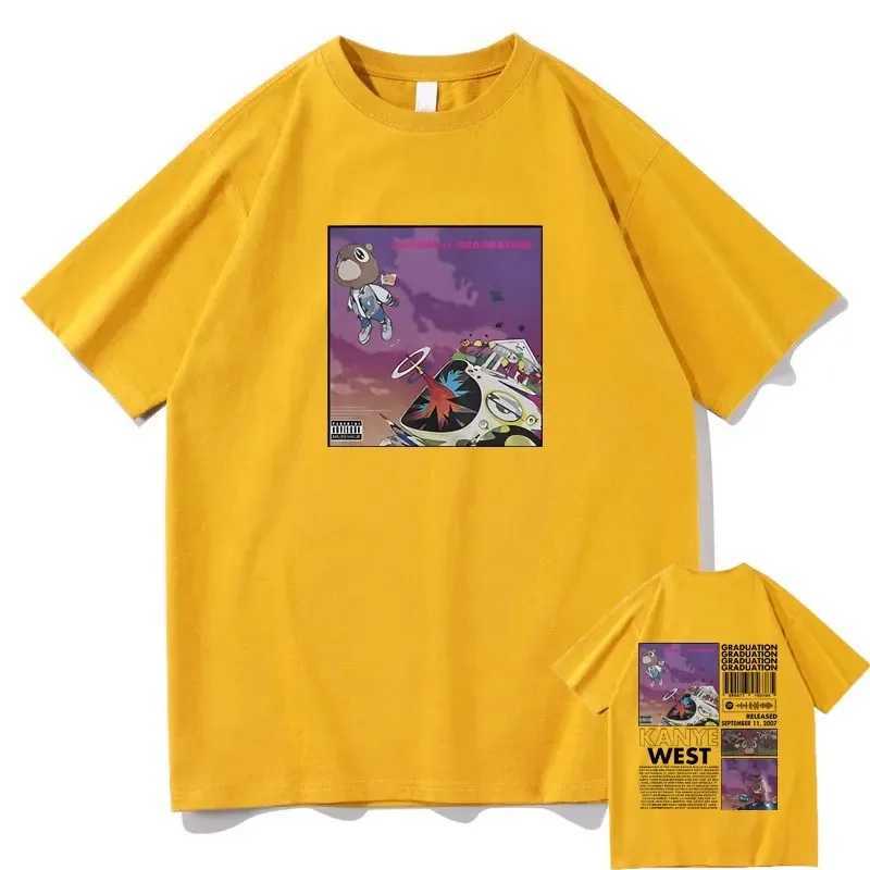 Men's T-Shirts 2024 Hip Hop Rapper Graphic T-shirt Mens Clothing Fashion Harajuku T Shirts Summer Man Vintage Classic Strtwear T240506
