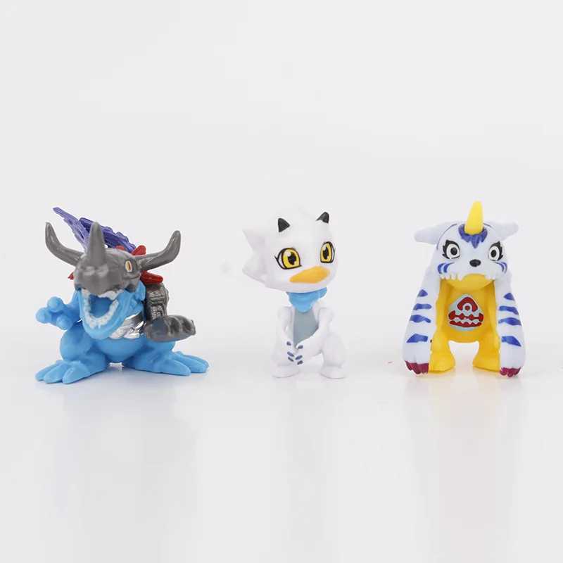 Action Toy Figures anime Digital Monster Action Figures Agumon Greymon Digimon Evolution Digital Evolution Pvc Model Dolls T240506