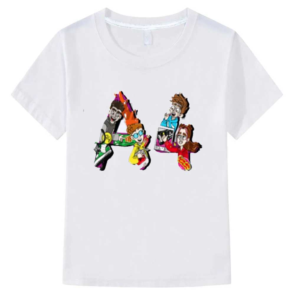 T-shirts Team Merch A4 New Lamba Vlad Paper Childrens T-shirt garçons et filles T-shirt à manches courtes T-shirt Casual Fashion Childrens Clothing Y2KL2405