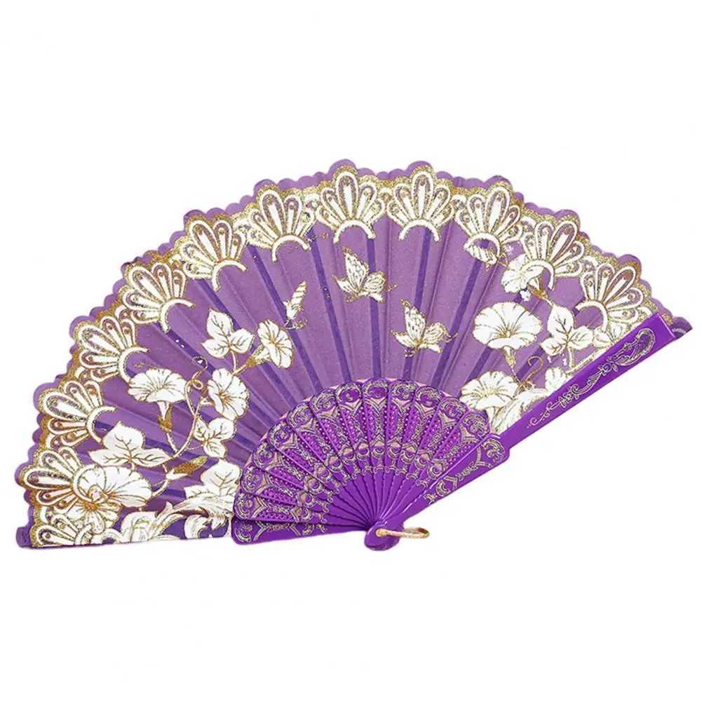 Produtos de estilo chinês Retro estilo chinês Fã dobrável Hand Hand Apresentações de dança floral Party Party Art Art Props Decoração Presente de casamento para convidado