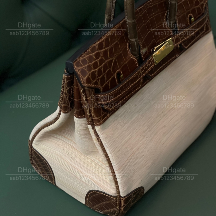 12A Mirror quality luxury Classic Designer Bag woman handbag all handmade genuine leather Patchwork crocodile burgundy 25cm tote Clashing Colours Design Lines bag
