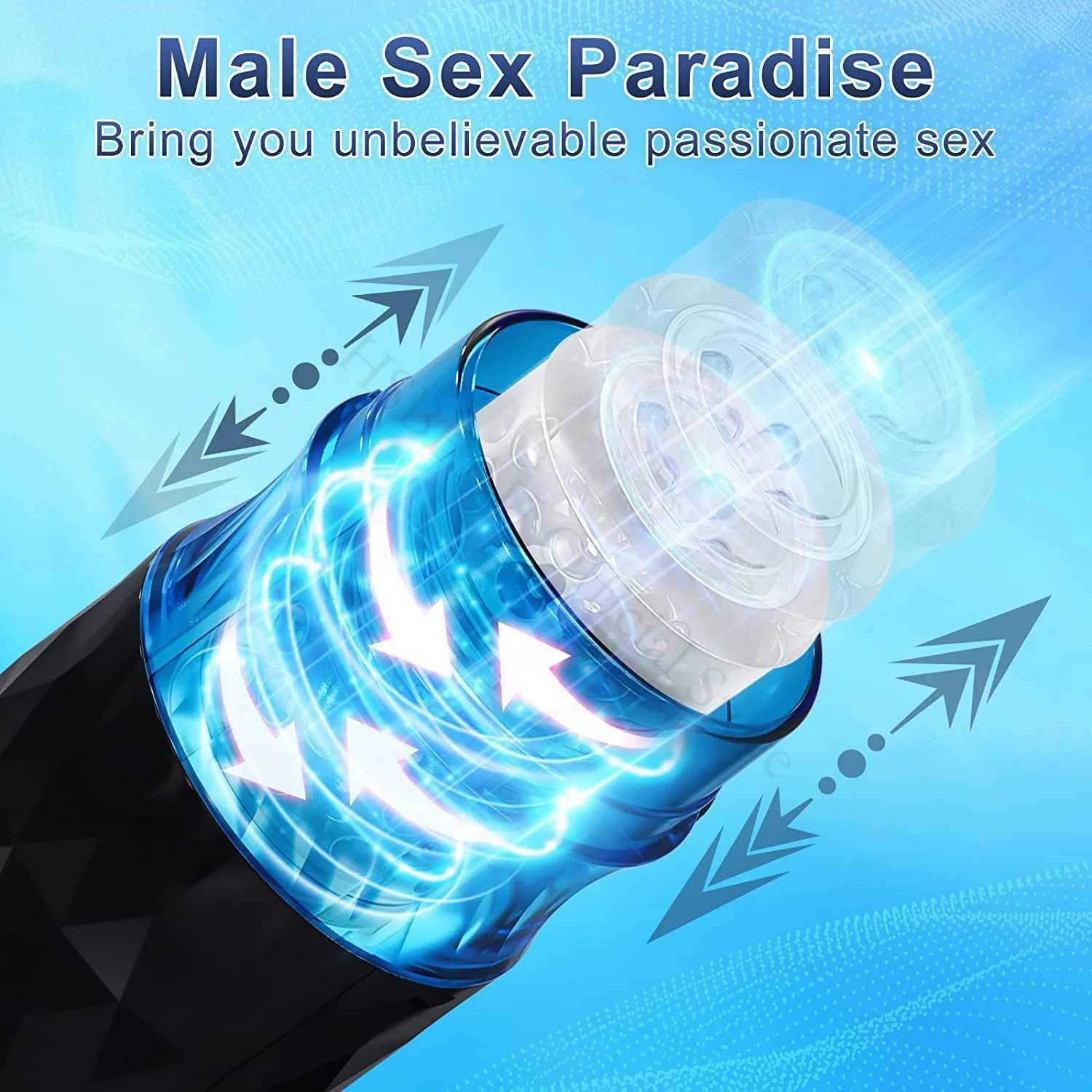 Other Health Beauty Items Automatic Male Masturbation Cup Control Pocket Cat Vibration Oral Vaginal Used for Adult Sexual Machine Toys Q240508