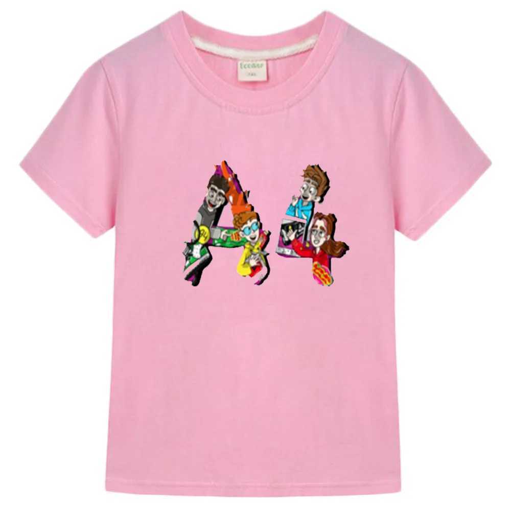 T-shirts Team Merch A4 New Lamba Vlad Paper Childrens T-shirt garçons et filles T-shirt à manches courtes T-shirt Casual Fashion Childrens Clothing Y2KL2405