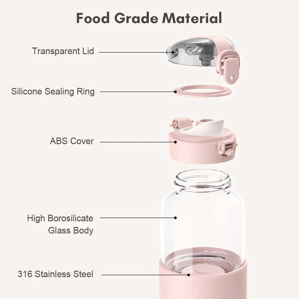 Flaskvärmare sterilisatorer bärbar elektrisk baby vattenflaska för formel mjölkpulver 300 ml USB laddning exakt temperaturkontroll bil resor baby vattenflaska