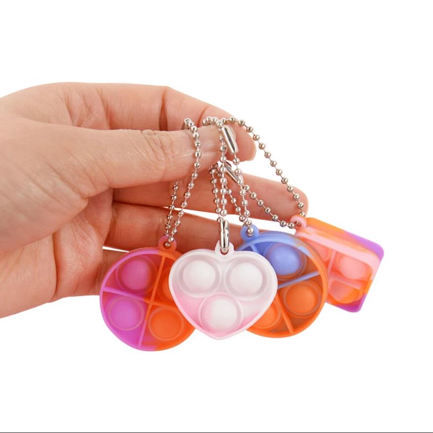 Mini Pop Keychain Toddler Sensory Toys Toys Bulk Classroom