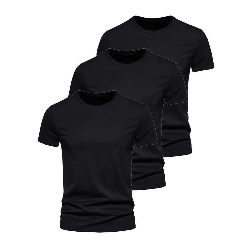 T-shirts masculins T-shirt pour hommes T-shirt O-Neck Fashion Design Slim Fit Soild T-shirts ma tops ts