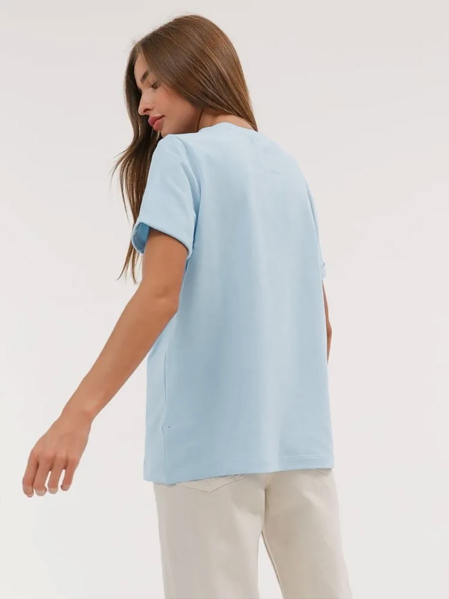 Özel Kısa Kollu Beyaz İnce Fit T-Shirts İyi Görünüm Pamuk Sade Kadın Tişört Moda Zamanlı Ev İşe Alın