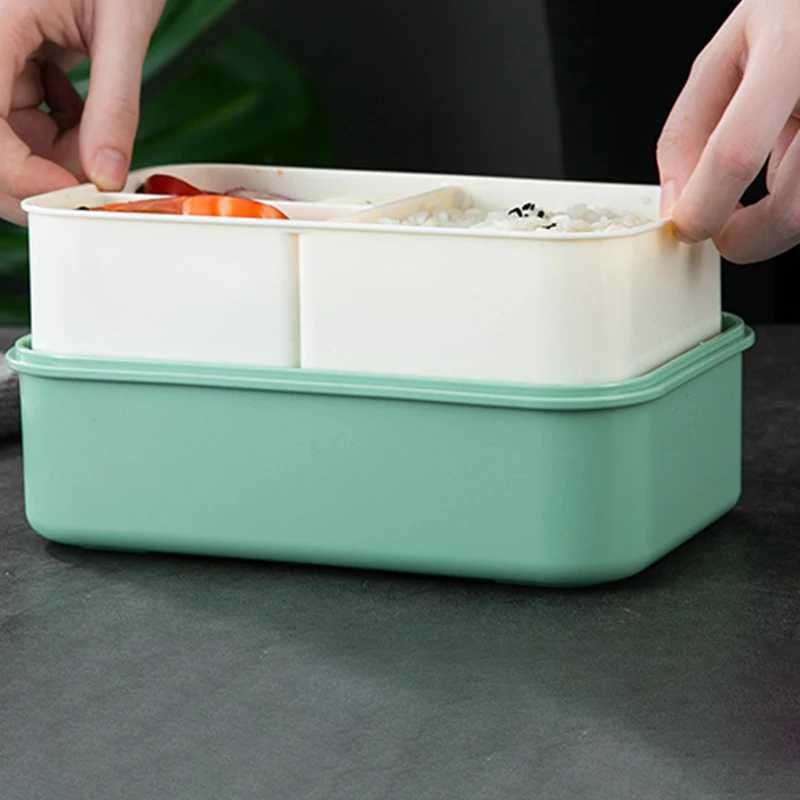 Lunchboxen zakken magnetron oven speciale plastic lunchbox lunchbox lunchbox verwarming