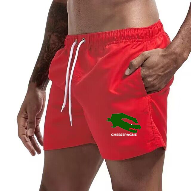 Herren Beach Schwimmshorts Marke Animaldruck schnell trocken Kurzer Schwimmstämme Schwimmshorts Strandkleidung für männliche Plus Größe S-4xl