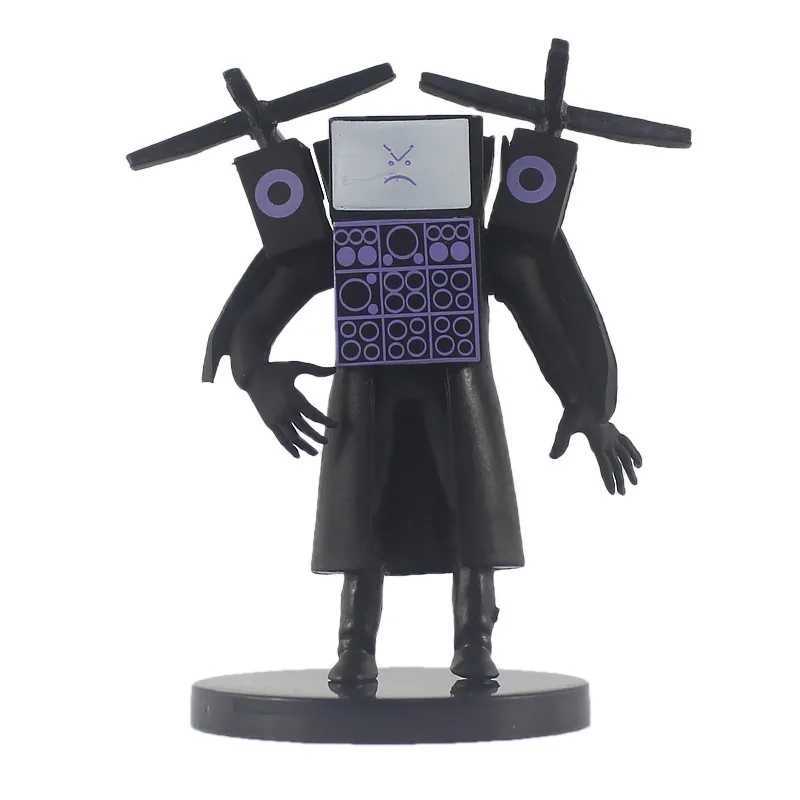 Figuras de brinquedo de ação 2024 Skibidi Titan Drillman Figuras Figuras de Toy PVC Modo Dolls /Conjunto para fãs Crianças Presente T240506