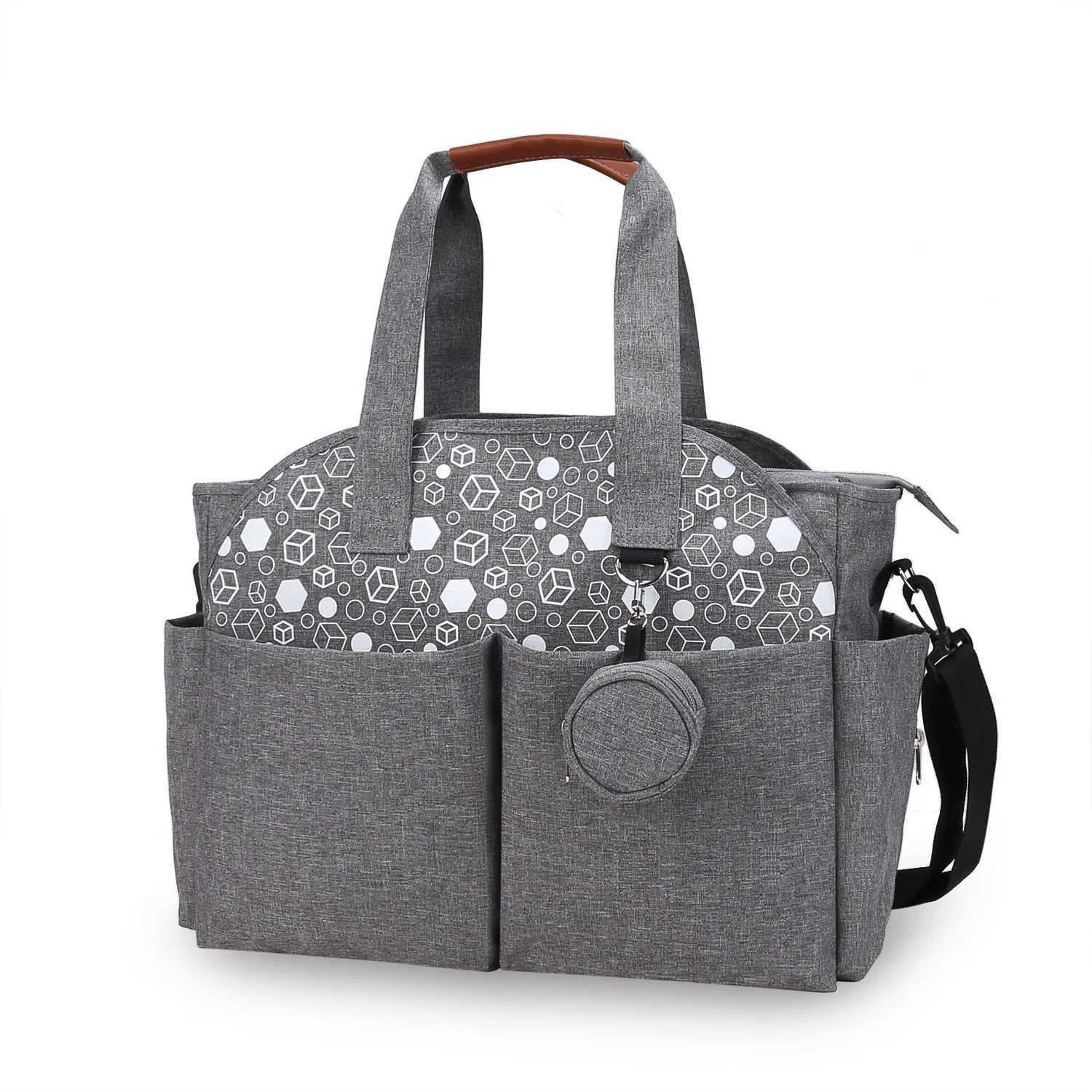 Sacs à couches sac pour bébé à couches enceinte Hôpital pour femmes enceinte Sac infirmière nouveau-née Sac imperméable adapté aux mères et aux bébés pour voyager T240509