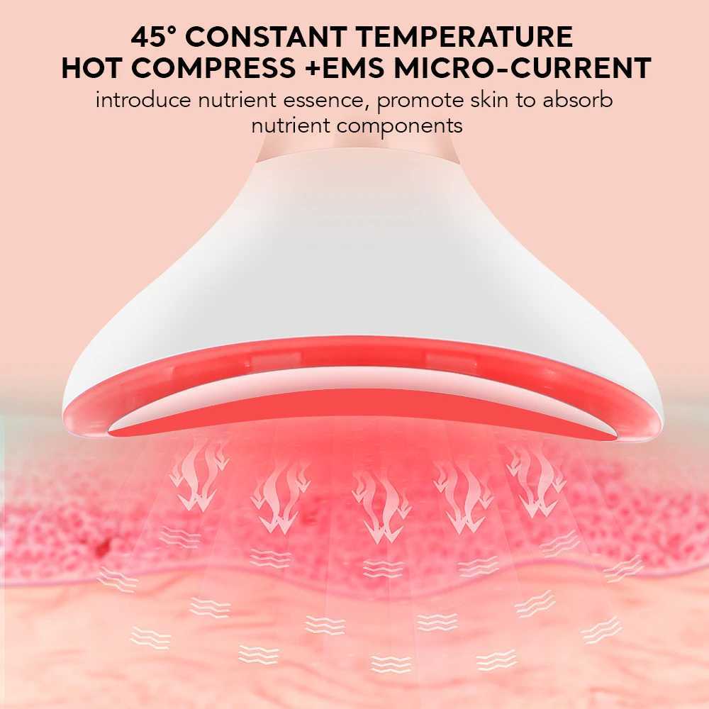 Strumento di bellezza di bellezza Micuro attrezzatura di bellezza Microfluidic EMS MASSAGER RIDUZIONE STRUMATO DELLA CURA DELLA SCUPAZIONE DOPPIO Q240508