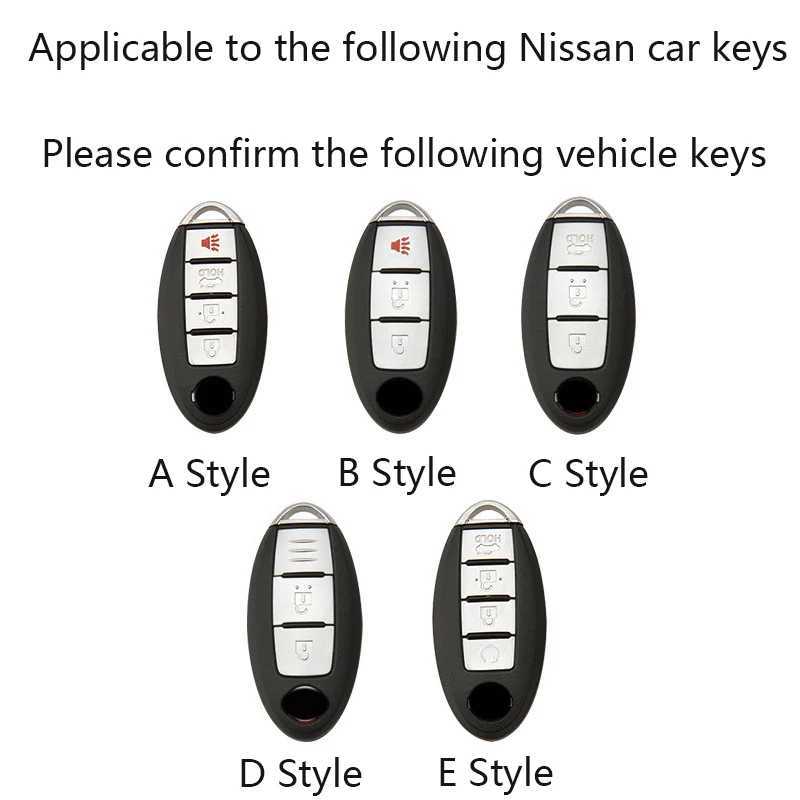 Autosleutel TPU-auto Remote Key Cover Case Shell voor Nissan Qashqai J10 J11 X-Trail T31 T32 Juke Kicks Tiida Pathfinder Note voor Infiniti T240510