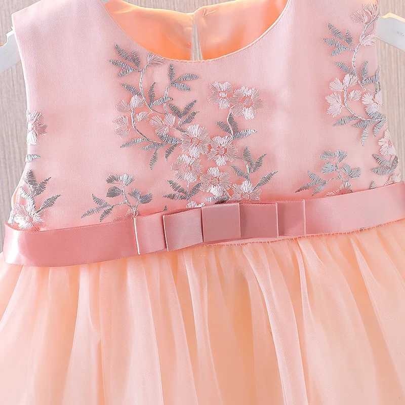 Robes de fille bébé fille en tulle robe sans manches