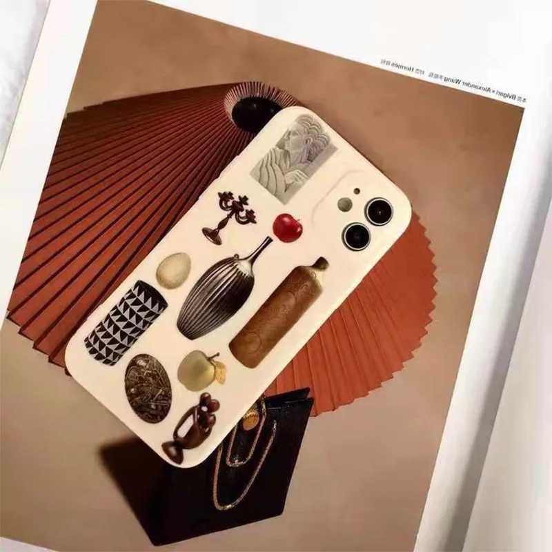 Mobiltelefonhüllen Vintage Art Statue Silicon Phone Hülle für iPhone 14 13 Pro Max 11 12 Mini XR XS Max 7 8 plus SE 2020 Stoßdämpfer Hülle Rückseite J240509
