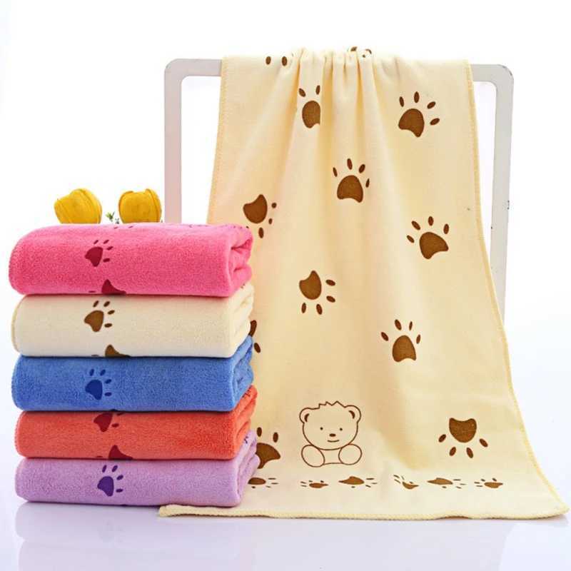 Serviettes robes mignon baby dessin animé animal coeur imprimé serviette absorbant sèche sèche de secours pour enfants