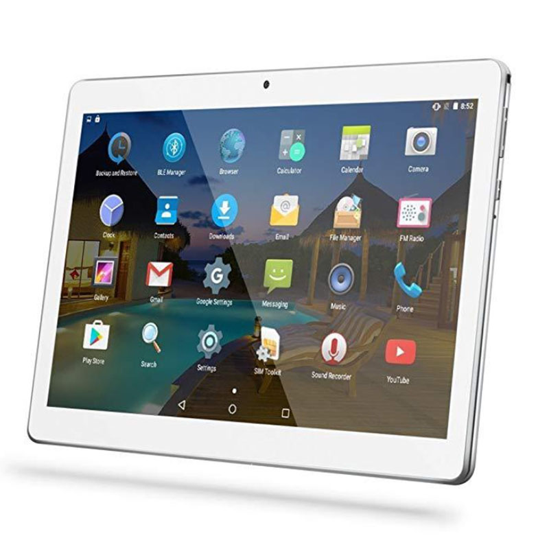Portable Android Tablet 10.1 inch 107SL-9863 8-core 4+128GB 5000mah GPS Google gecertificeerde Android 10 Tablet WiFi PC