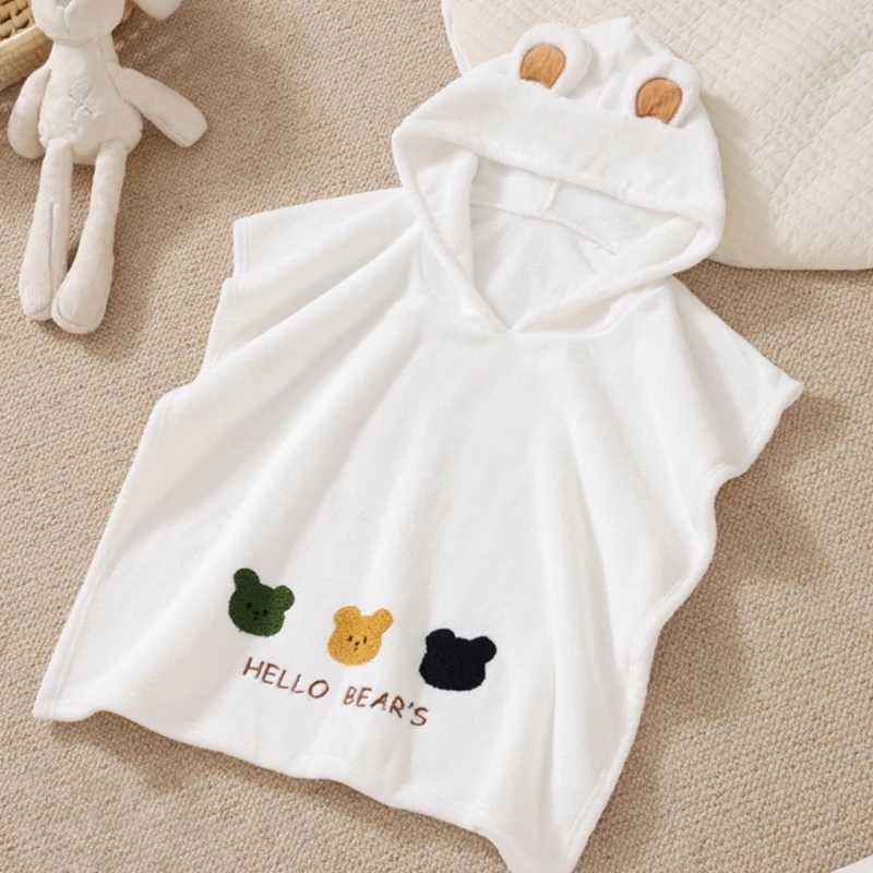 Serviettes robes bébé robe dessin animé sweats à capuche de lapin fille garçons vêtements de sommeil serviettes enfants