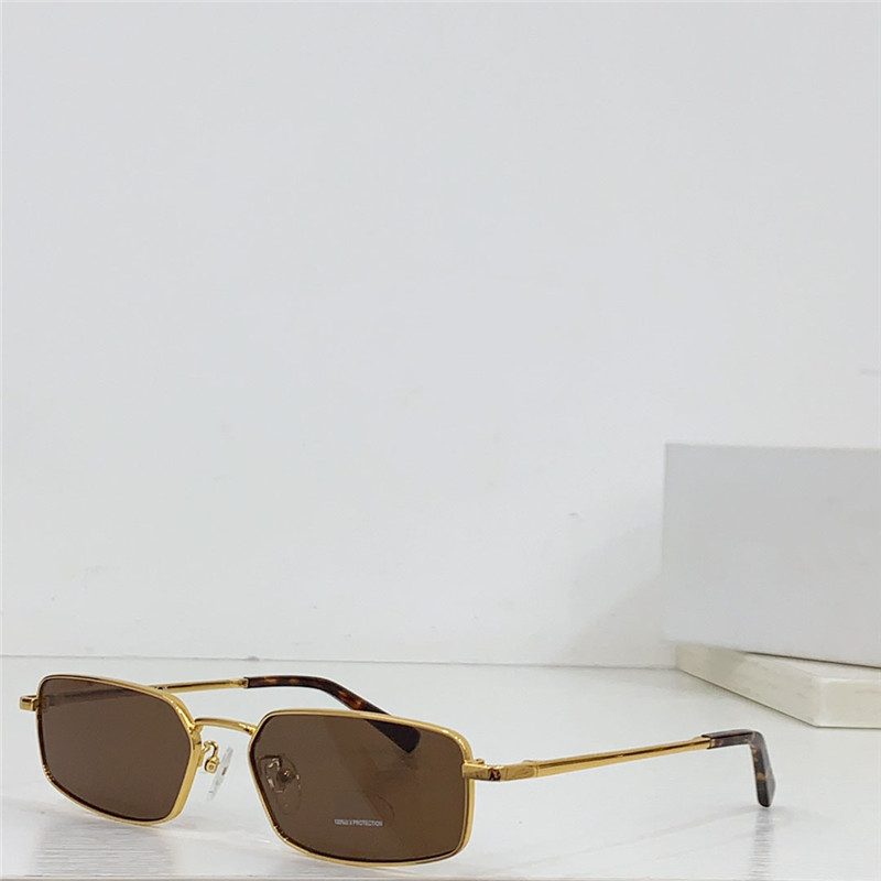 Nuovi occhiali da sole Square Design Fashion A60 Strutture in metallo piccolo e popolare versatili occhiali di protezione Uv400