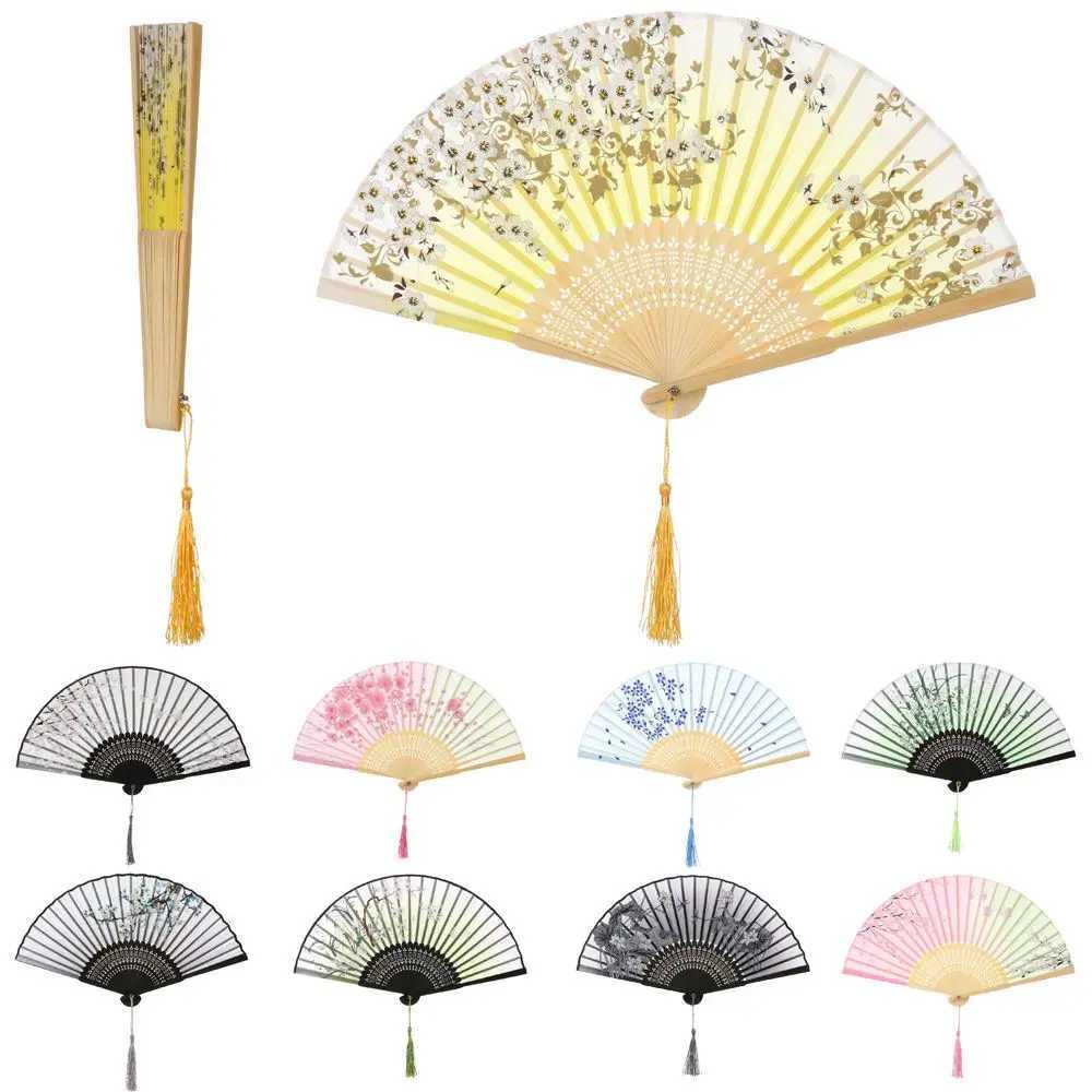 Produtos de estilo chinês Bamboo Antique Fan Dobring