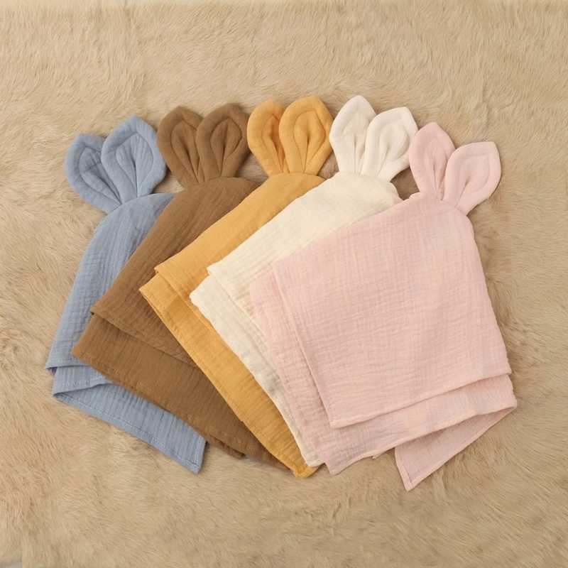 Handdoeken gewaden baby speeksel handdoek zachte pasgeboren baby kalmeer sweepease handdoek baby bunny drop verzending
