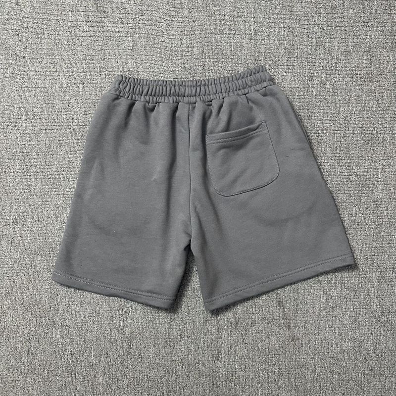 Schuimprint shorts mannen vrouwen hoogwaardige zomerstijl zwart grijze abrikoos kleurtrekking shorts