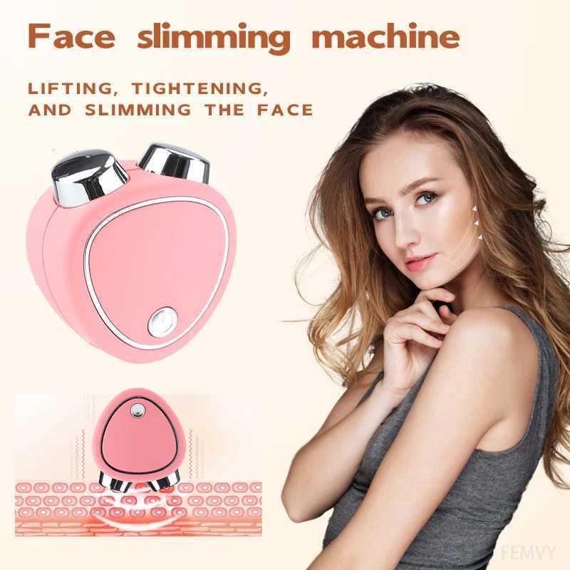 Strumento di bellezza domestica Micro Facil Weight Loss Attrezzatura Raccolta Face Mini Home Beauty Care Vibration Massager Q240508