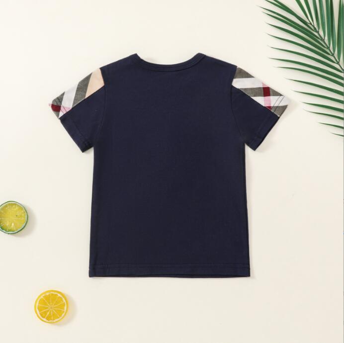 T-shirt bambini di Summer Carina Baby Boys T-shirt Shirt a maniche corte Cotone Kids Tops Tops