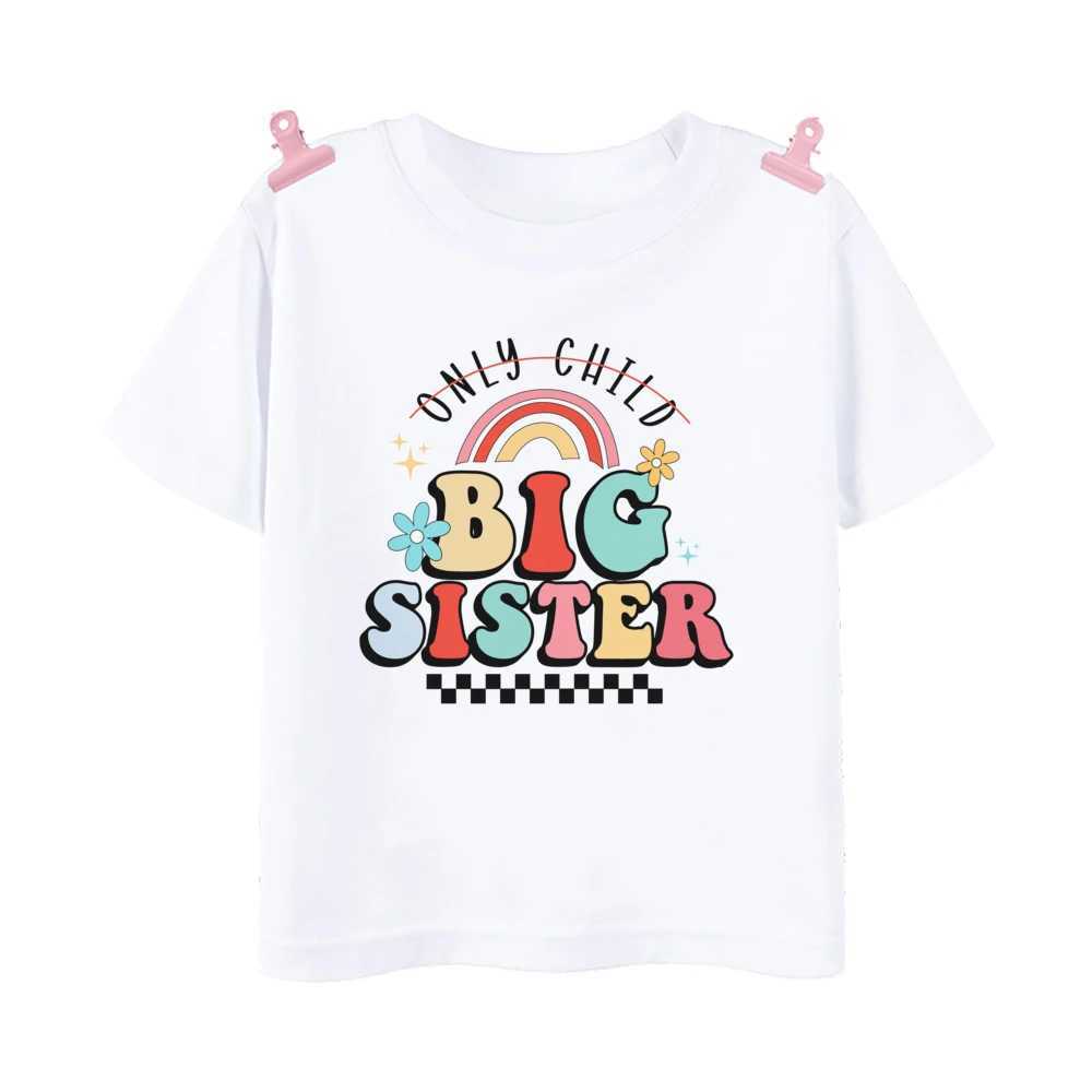 T-shirty Big Sister Big Brother Print T-shirt Ogłoszenie dziecka