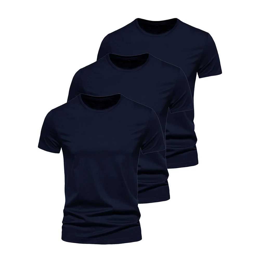 T-shirts masculins T-shirt pour hommes T-shirt O-Neck Fashion Design Slim Fit Soild T-shirts ma tops ts