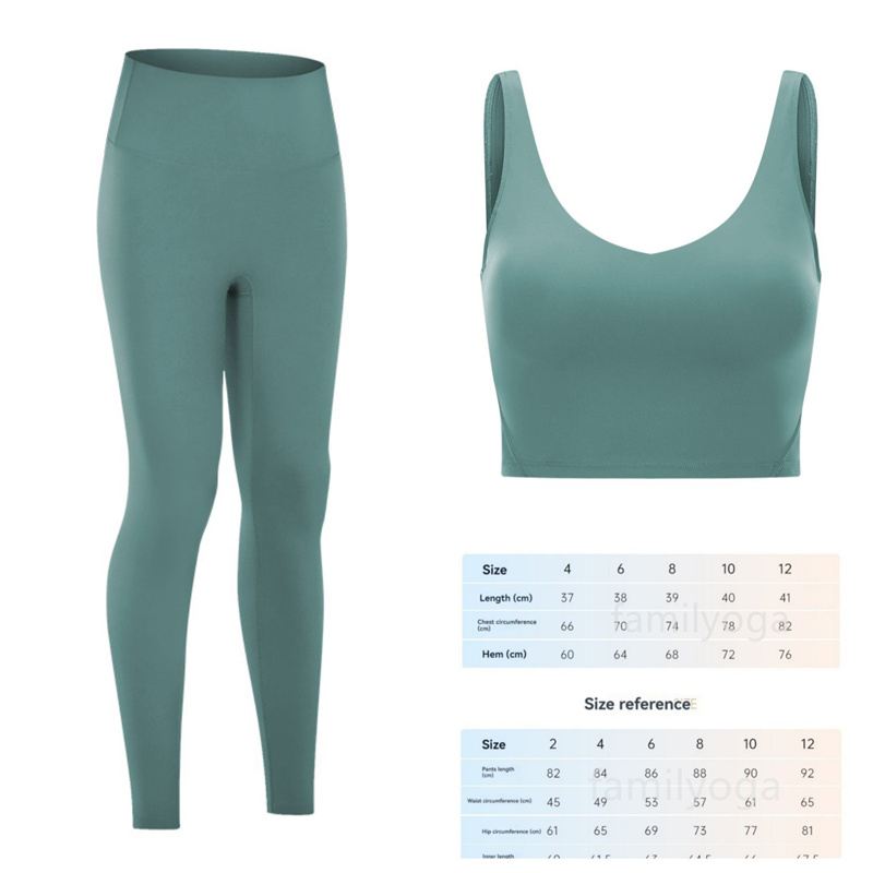 Naked Feel Yoga Set Frauen Sportanzug Fitnessstudio -Kleidungsstudientraining High Taille Fitness Leggings+Sport BH Sport Outfit für Frau