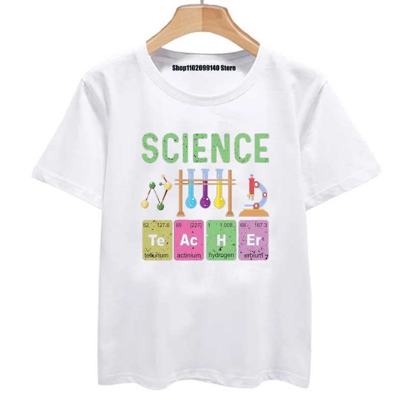 Mäns T-shirts Science Humoristiska Mens T-shirt Fun Science Chemistry Physics Graphic T-Shirt Matematik Lärarskolan Scientist Geek Chemical Physicist D240509